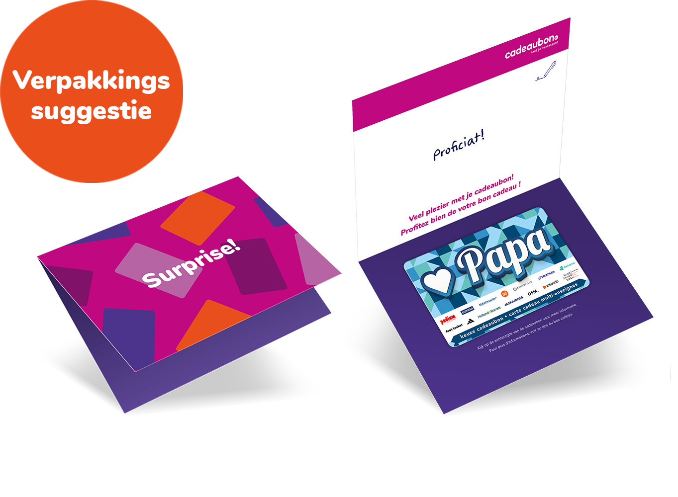 Cadeau envelop surprise